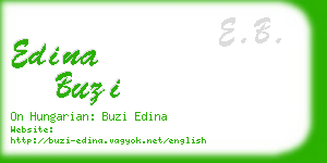 edina buzi business card